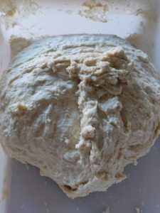 Pizzateig - Teigklumpen
