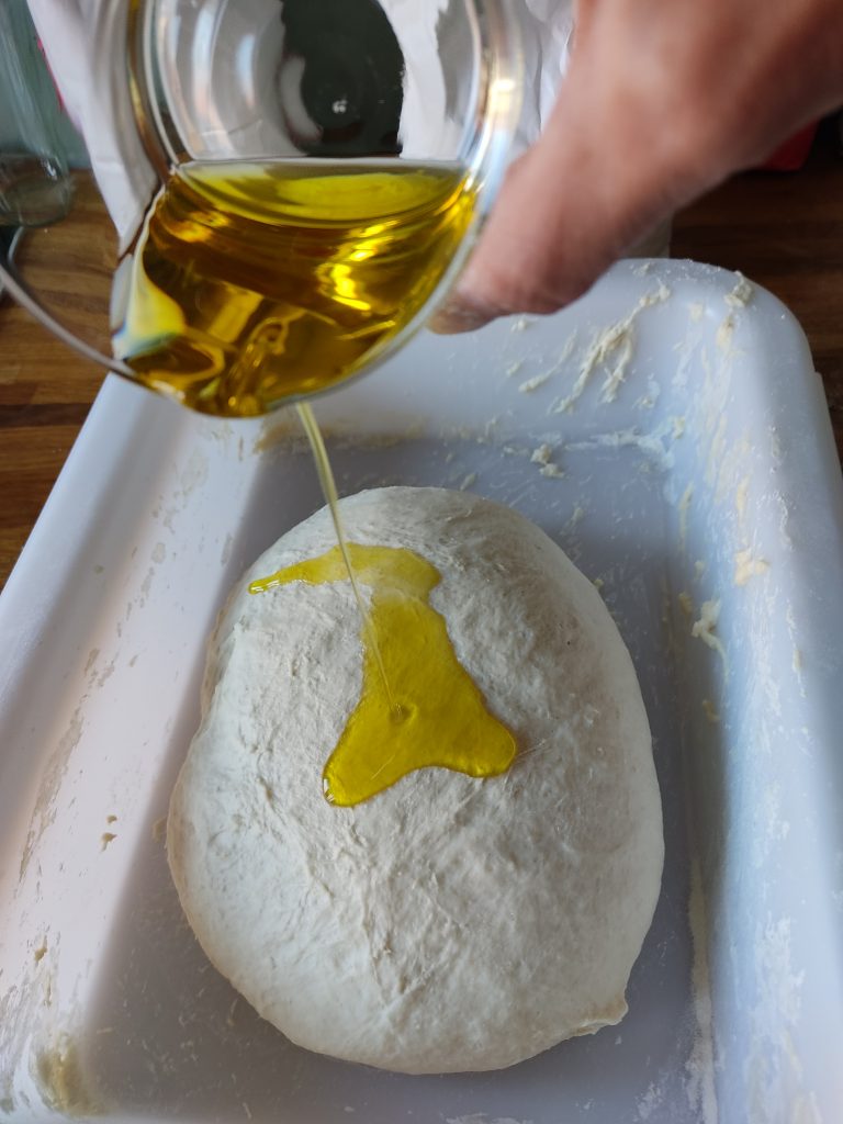 Pizzateig - Olivenöl