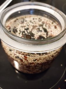 Saaten-Quellstück für Kaffee-Brot