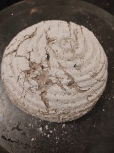 Kaffee-Brot auf Backstahl