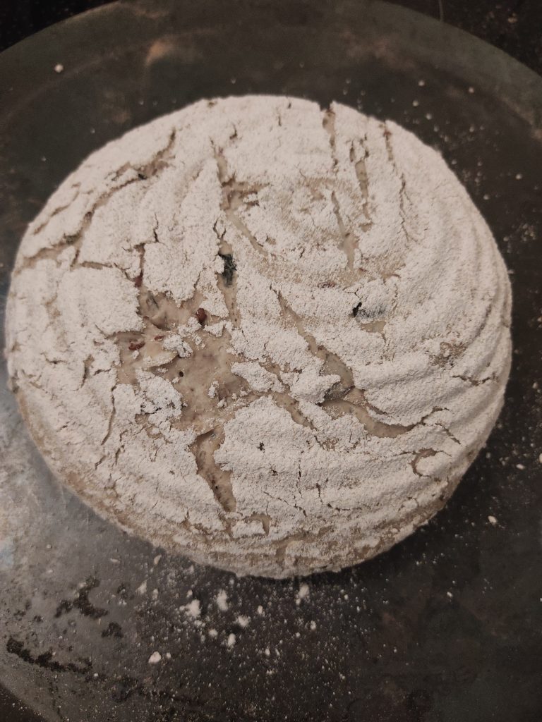 Kaffee-Brot auf Backstahl