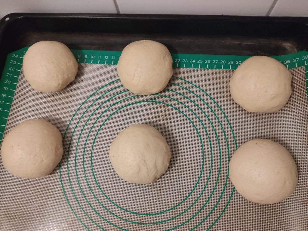 Stückgare Burger-Buns