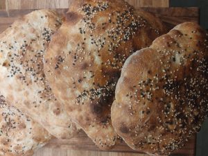 Fladenbrot ausgebacken